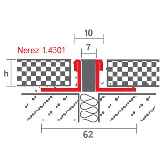 Movement joint Stainless steel